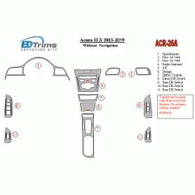 Acura ILX 2013 - 2019 Dash Trim Kit