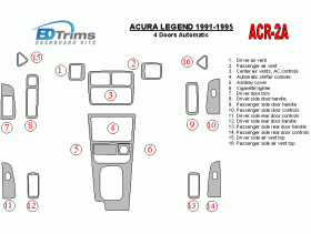 Acura Legend 1991 - 1995 Dash Trim Kit