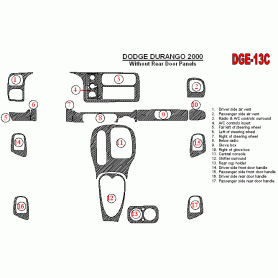 Dodge Durango 2000 - 2000 Dash Trim Kit