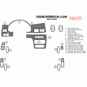 Dodge Intrepid 1999 - 2004 Dash Trim Kit