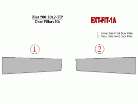 Fiat 500 2012-UP Exterior Door Pillars