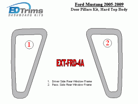 Ford Mustang 2005-2009 Exterior Door Pillars