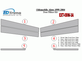 Oldsmobile ALero 1999-2004 Exterior Door Pillars