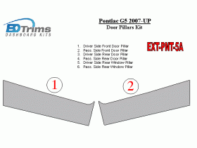 Pontiac G5 2007-UP Exterior Door Pillars