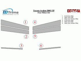 Toyota Avalon 2005-UP Exterior Door Pillars