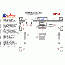 Ford Freestar 2005 - 2007 Dash Trim Kit