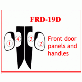 Ford F-150 2000 - 2003 Dash Trim Kit