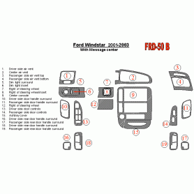 Ford Windstar 2001 - 2003 Dash Trim Kit