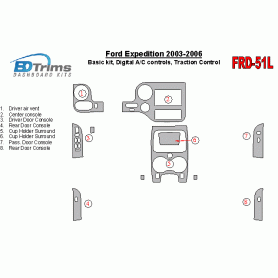 Ford Expedition 2003 - 2006 Dash Trim Kit