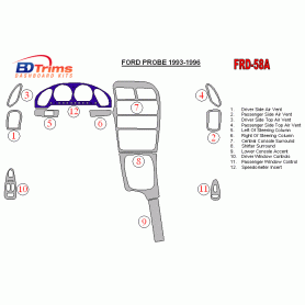 Ford Probe 1993 - 1996 Dash Trim Kit