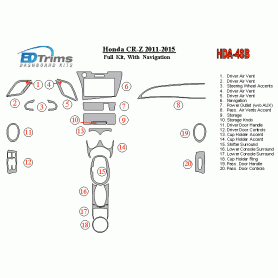 Honda CR-Z 2011 - 2015 Dash Trim Kit