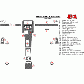 Jeep Liberty 2002 - 2004 Dash Trim Kit