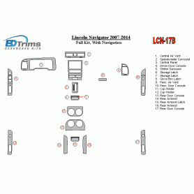 Lincoln Navigator 2007 - 2014 Dash Trim Kit