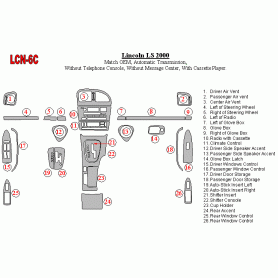 Lincoln LS 2000 - 2000 Dash Trim Kit