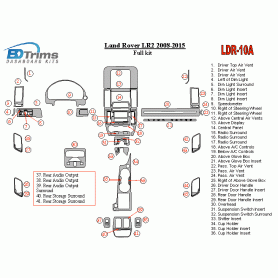 Land Rover LR2 2008 - 2015 Dash Trim Kit