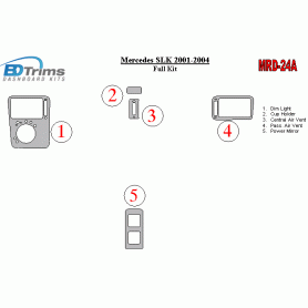 Mercedes Benz SLK 2001 - 2004 Dash Trim Kit