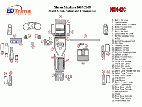 Lhd Dash Trim Kits For Nissan Maxima