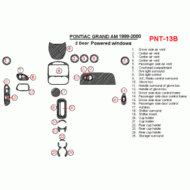 Pontiac Grand Am 1999 - 2000 Dash Trim Kit