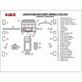 Land Rover Discovery 1999-2004 Dash Trim Kit (RHD)