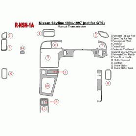 Nissan Skyline 1994-1997 Dash Trim Kit (RHD)