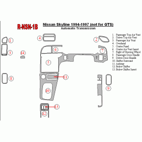 Nissan Skyline 1994-1997 Dash Trim Kit (RHD)