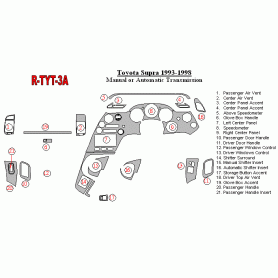 Toyota Supra 1993-1998 Dash Trim Kit (RHD)