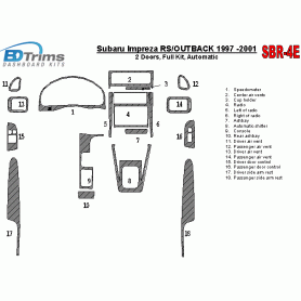 Subaru Impreza RS 1997 - 2001 Dash Trim Kit