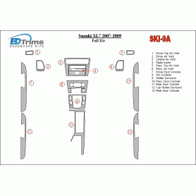 Suzuki XL7 2007 - 2009 Dash Trim Kit