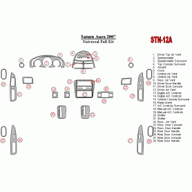 Saturn Aura 2007 - 2007 Dash Trim Kit