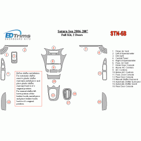 Saturn Ion 2006 - 2007 Dash Trim Kit