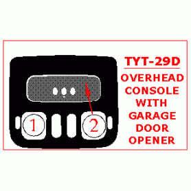 Toyota Land Cruiser 1998 - 2002 Dash Trim Kit