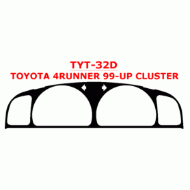 Toyota 4 Runner 1999 - 2002 Dash Trim Kit