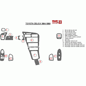 Toyota Celica 1994 - 1996 Dash Trim Kit