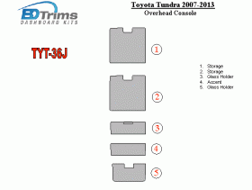 Toyota Tundra 2007 - 2013 Dash Trim Kit