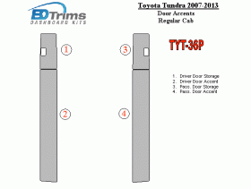 Toyota Tundra 2007 - 2013 Dash Trim Kit