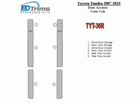 Toyota Tundra 2007 - 2013 Dash Trim Kit