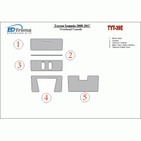 Toyota Sequoia 2008 - 2017 Dash Trim Kit