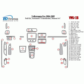 Volkswagen EOS 2006 - 2009 Dash Trim Kit