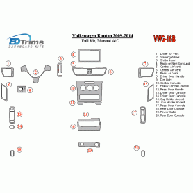 Volkswagen Routan 2009 - 2014 Dash Trim Kit