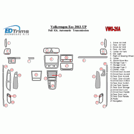 Volkswagen EOS 2013 - 9999 Dash Trim Kit