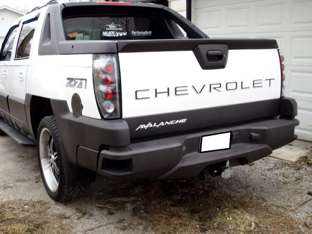 Tailgate Plastic Letters Inserts for Chevrolet Avalanche Models